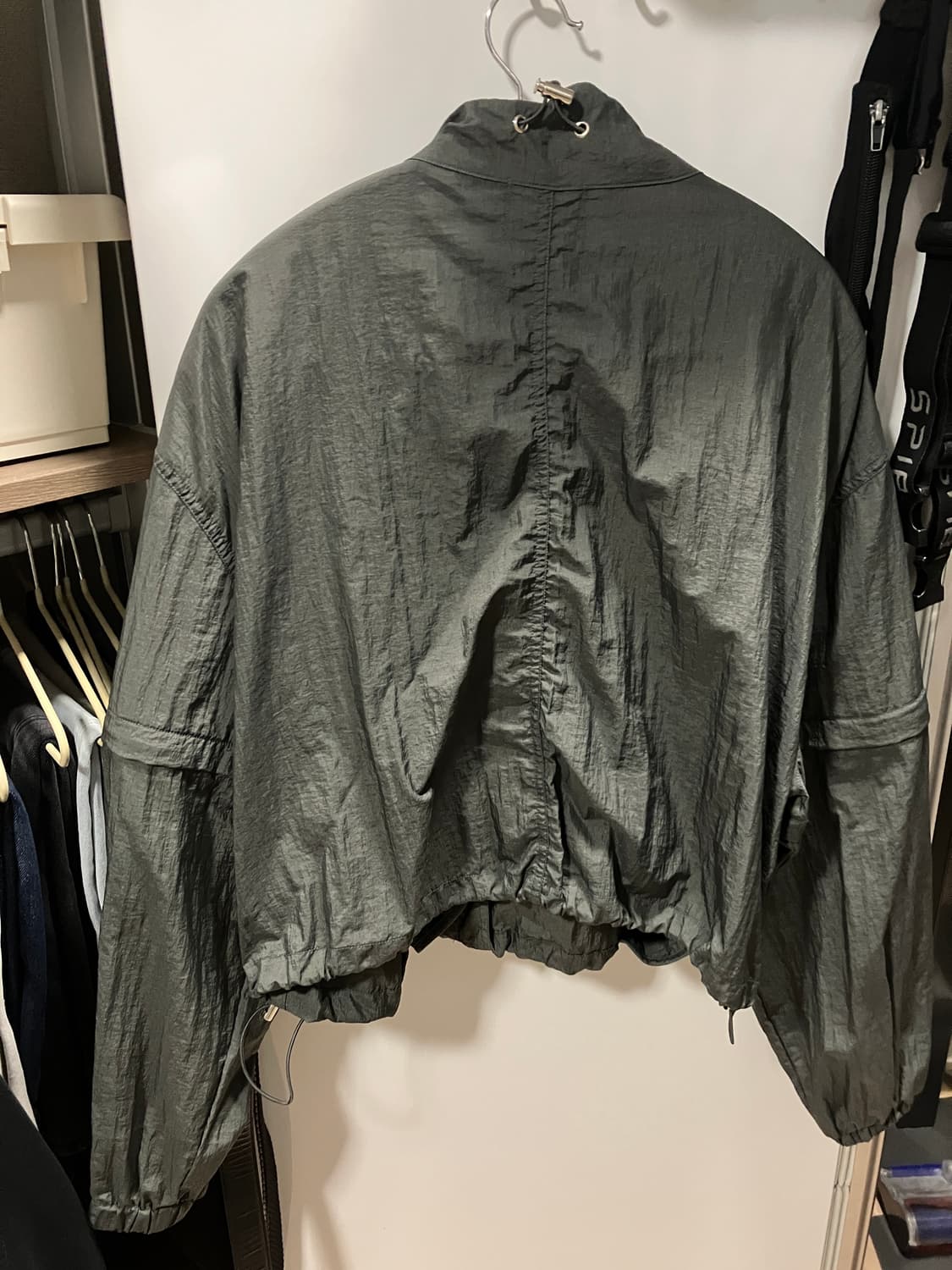 노컨텐츠 윈드 브레이커 다크그레이 상품이미지3