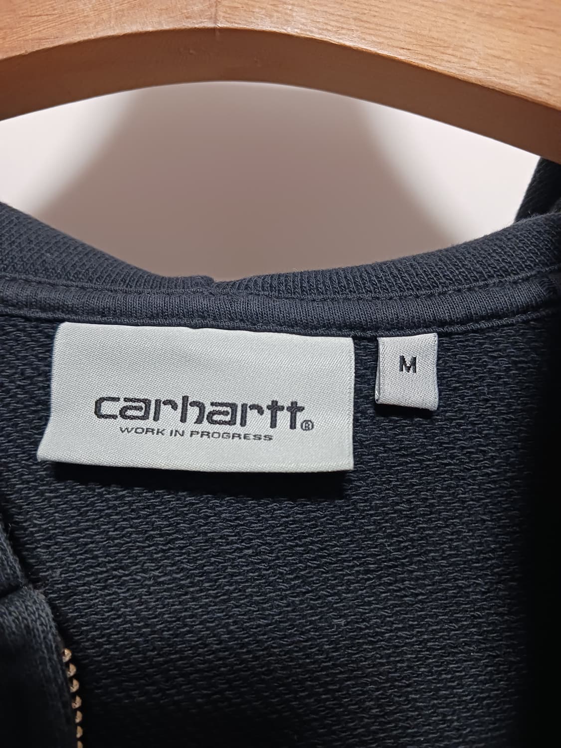 칼하트 wip 스퀘어 라벨 후드집업 상품이미지3