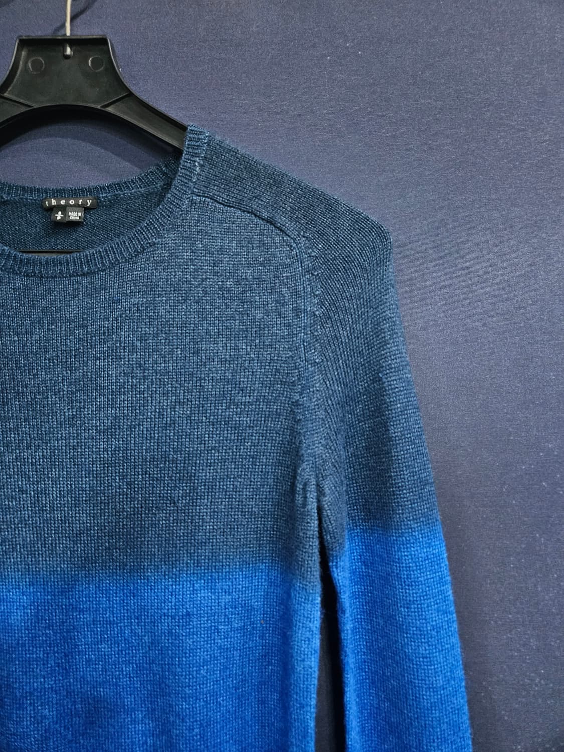 띠어리 투톤 남성 슬림핏 95 알파카 혼방 니트  상품이미지4