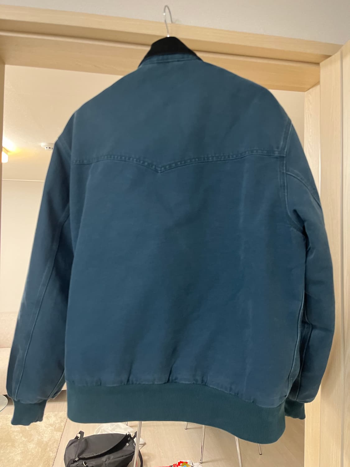 칼하트 WIP OG 산타 페 자켓 딥 라군 블랙 L 상품이미지2