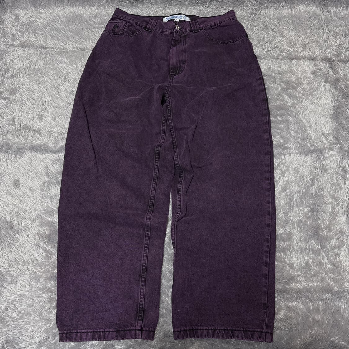 [L] 폴라 스케이트 빅보이 팬츠 퍼플 블랙 상품이미지1