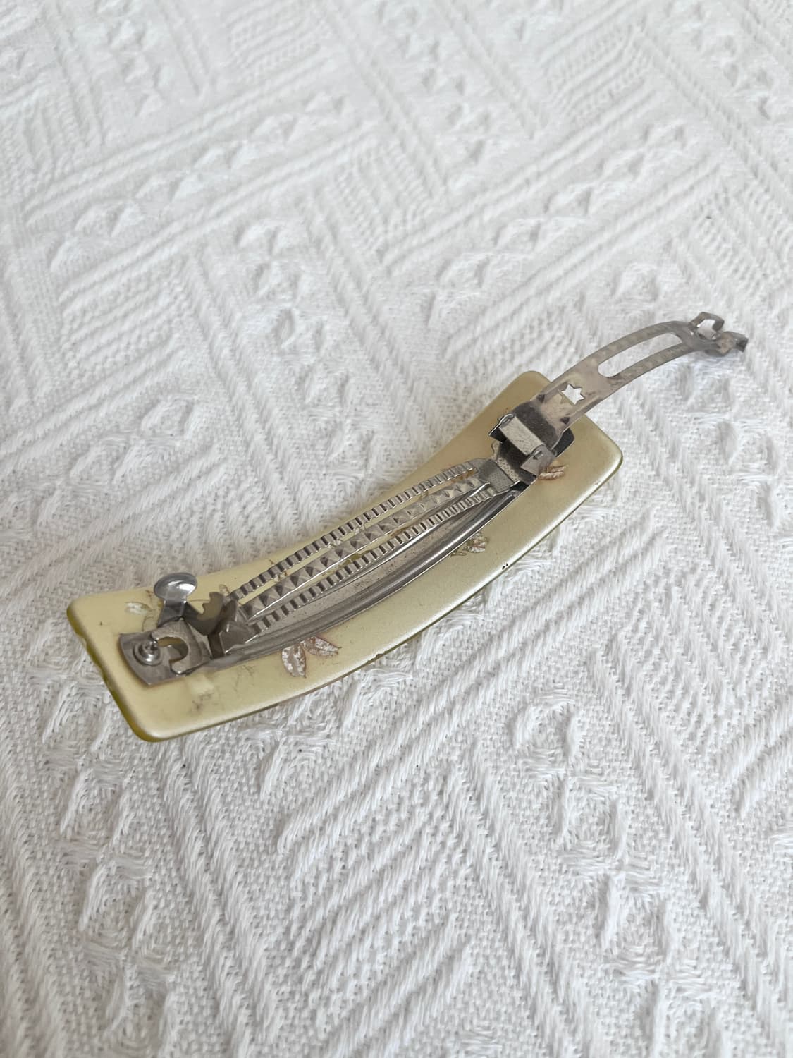 골든 라임 꽃 아트 헤어핀 상품이미지3