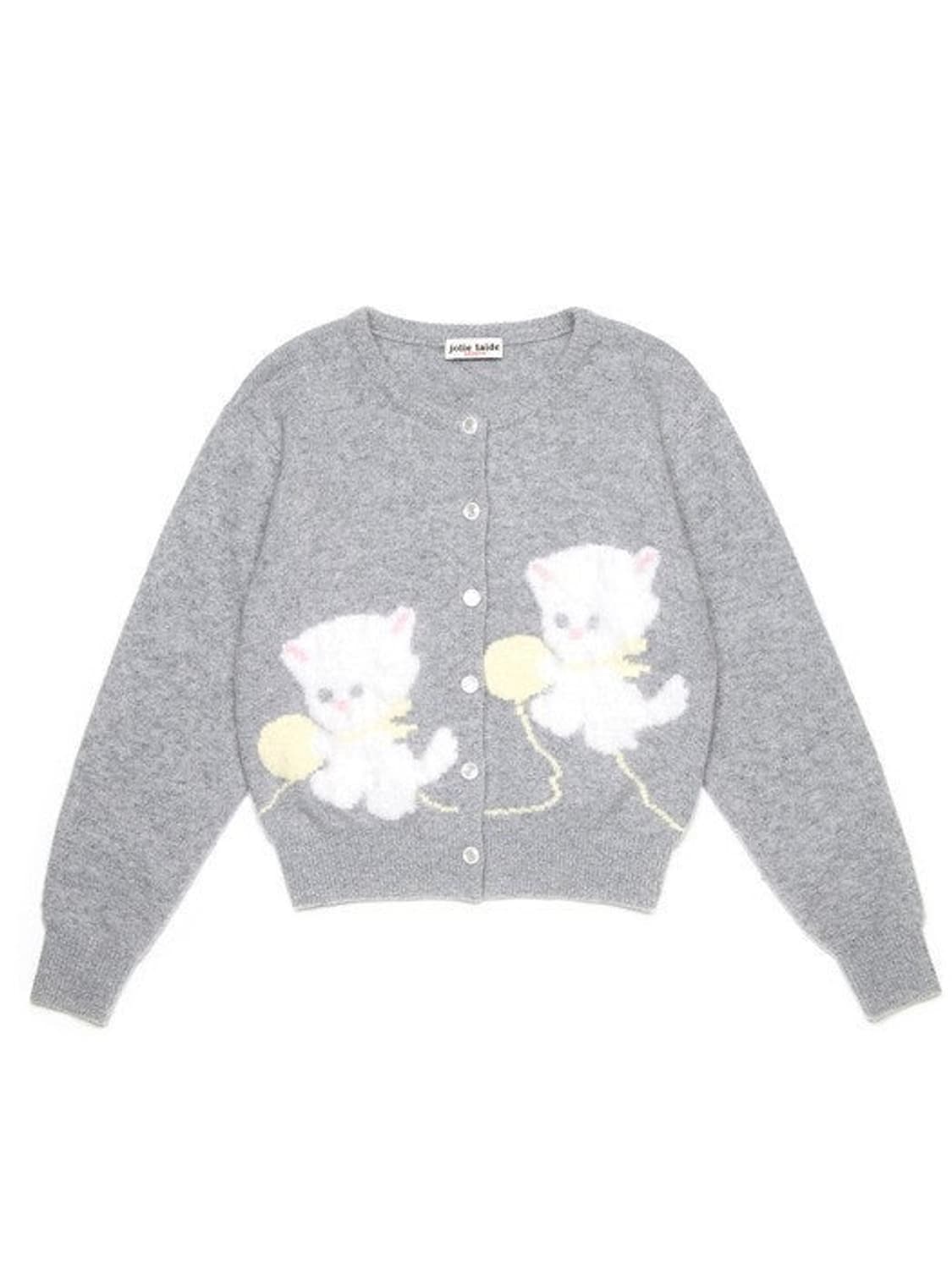 졸리레이드 캐시 가디건 그레이 상품이미지1