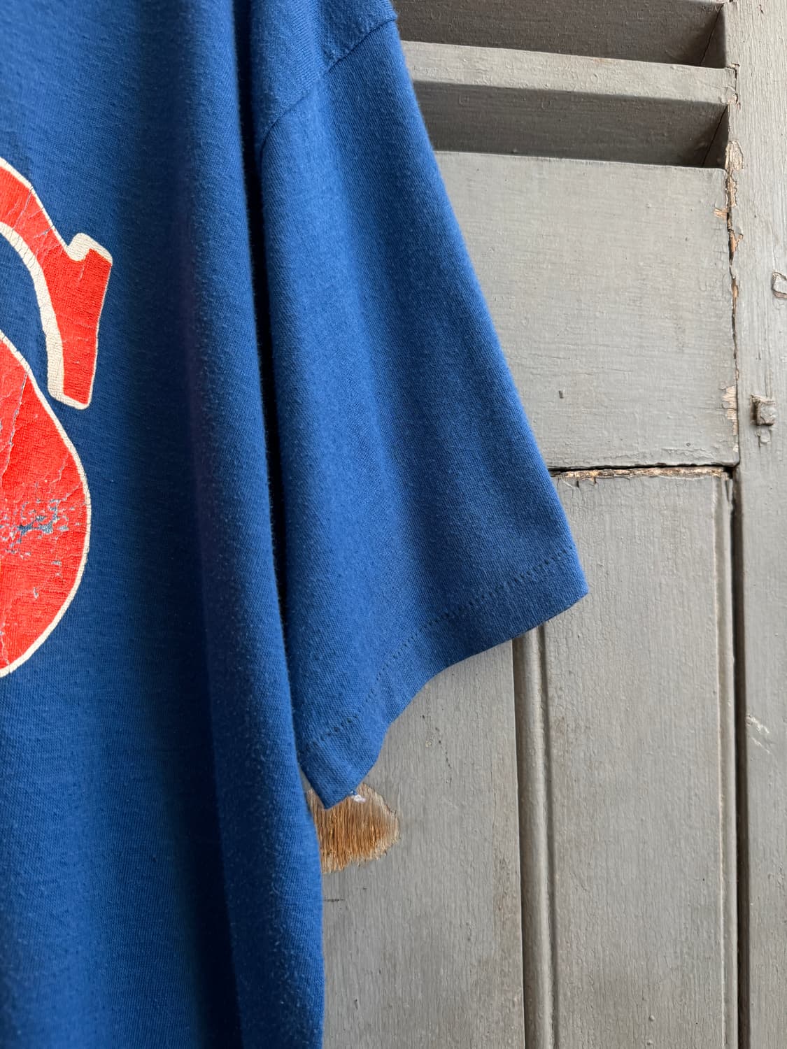 [XL]80's New York METS 베이스볼팀 프린팅 티셔츠 상품이미지4
