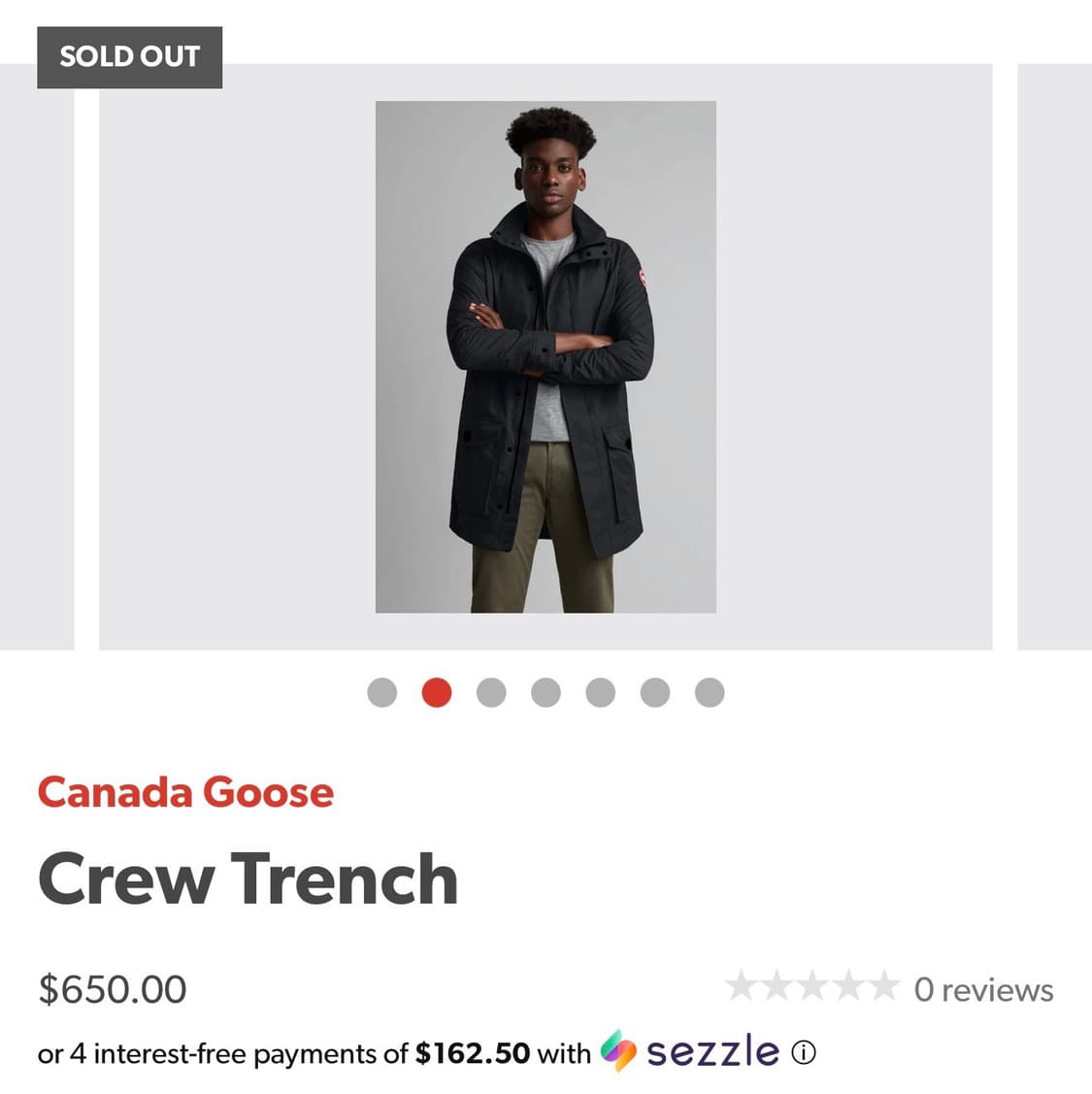 M/ 캐나다구스 바클레이 트렌치코트 자켓 상품이미지2