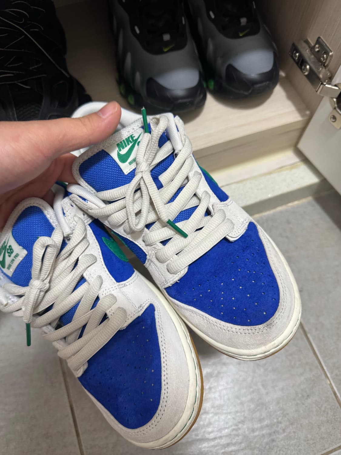 나이키 sb 덩크로우 블루 260 상품이미지1