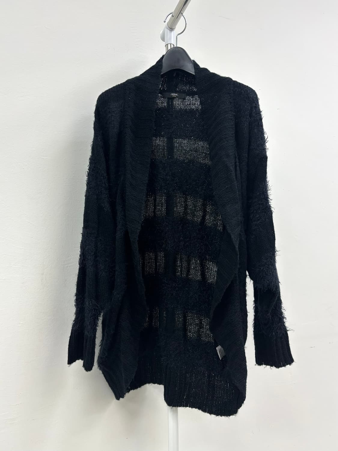 빈티지 네이비 스트라이프 퍼 가디건 상품이미지5