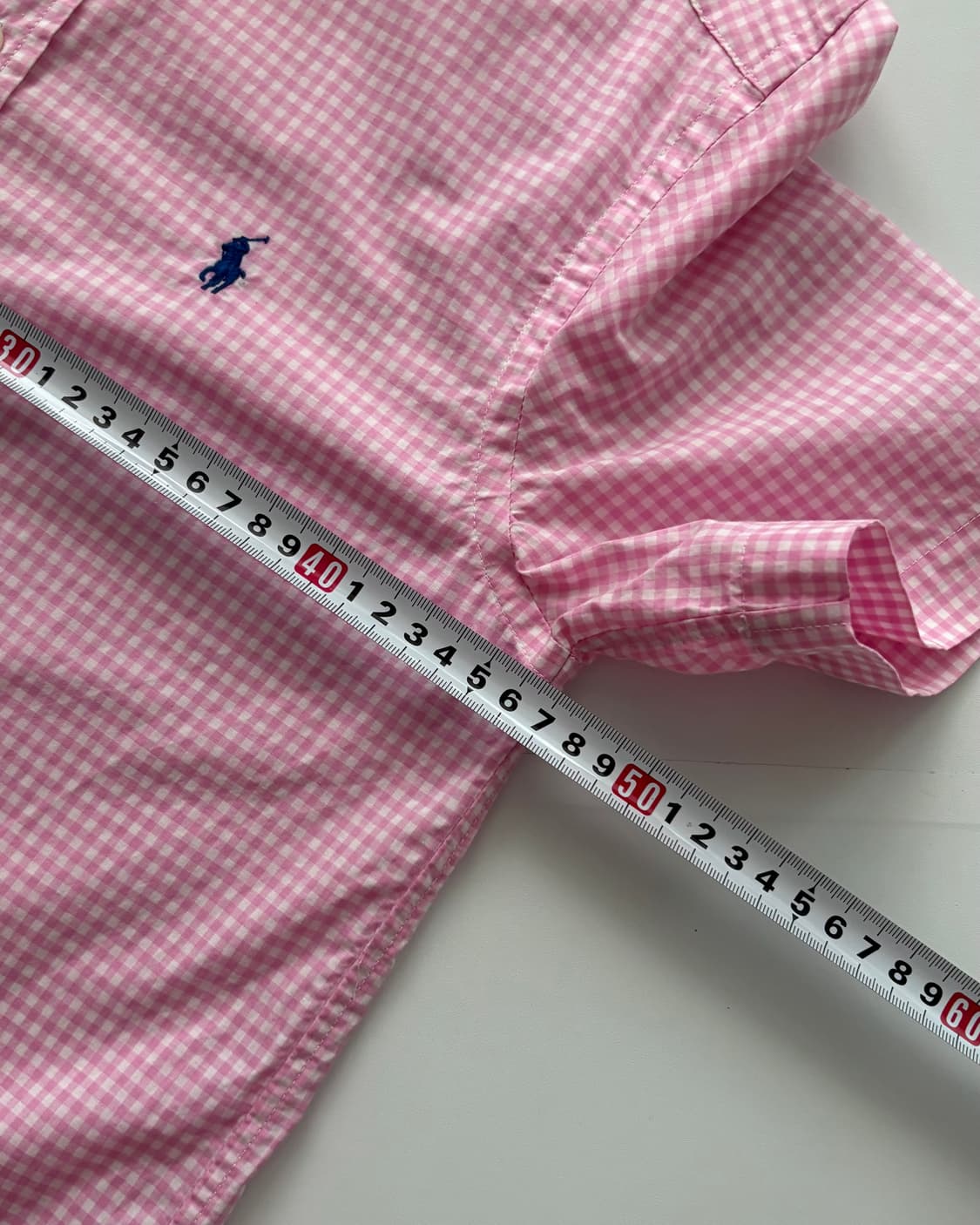 Polo 폴로랄프로렌 핑크 체크 반팔 셔츠 상품이미지6