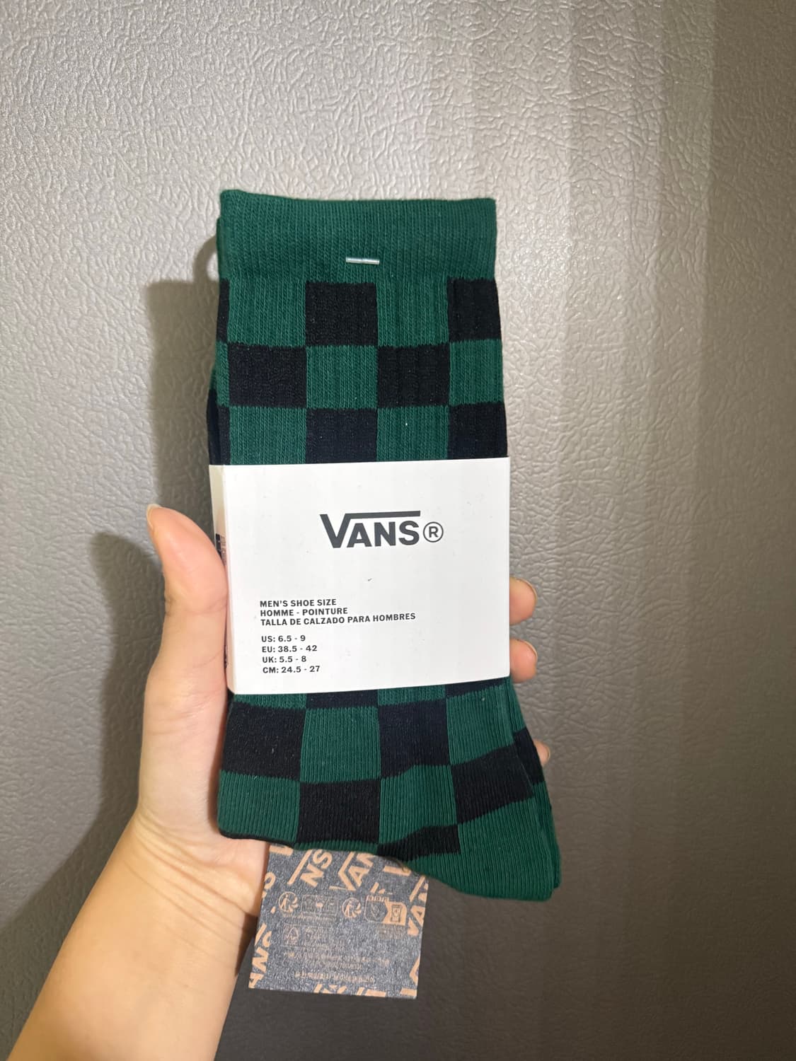 반스 vans LX PRIMARY 체크 양말 삭스 상품이미지2