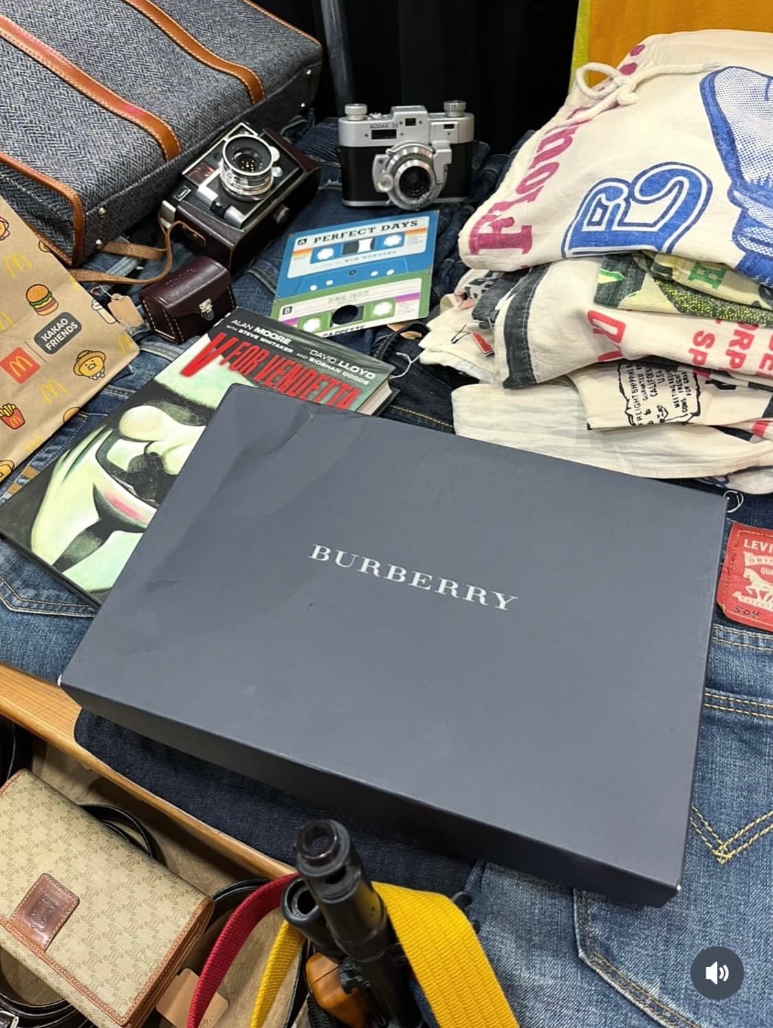 버버리 수건 세트 새상품 상품이미지1