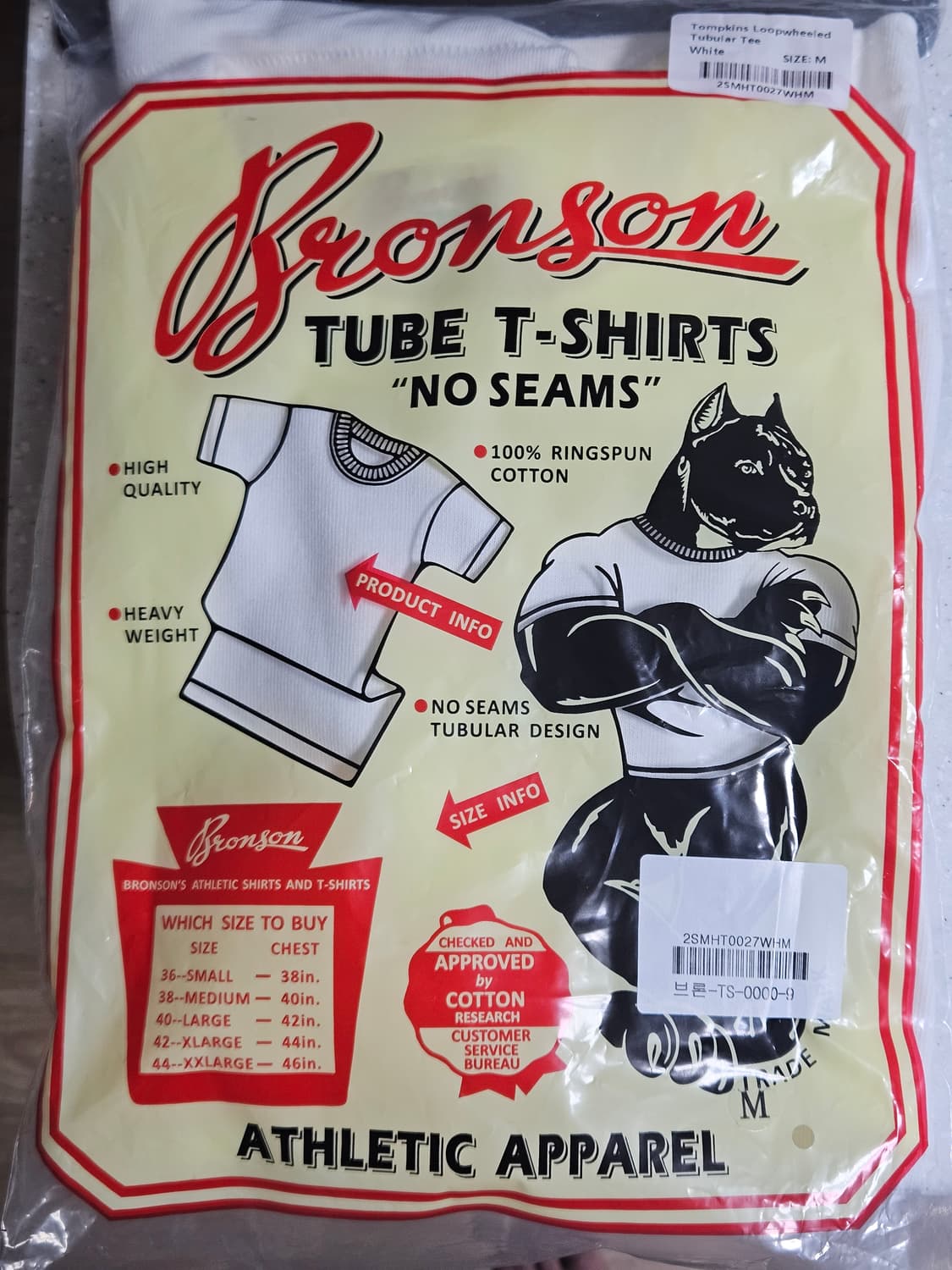 Bronson Tompkins Loopwheeled Tubular Tee 상품이미지1