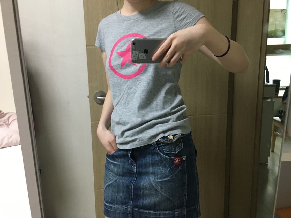 Convers pink  point half T 상품이미지6