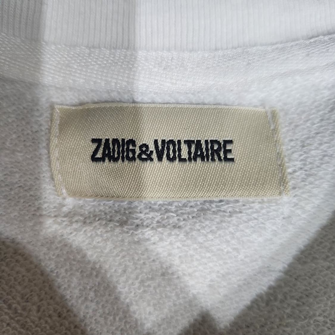 [여XS]쟈딕앤볼테르 자수 오버핏 맨투맨[Y5C-167] 상품이미지8