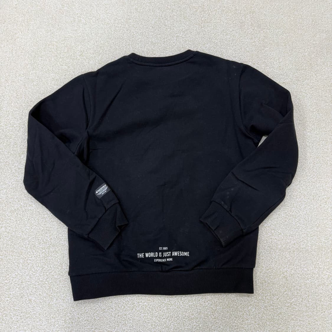 105 디스커버리 빅로고 기모 맨투맨 0129T1 상품이미지2