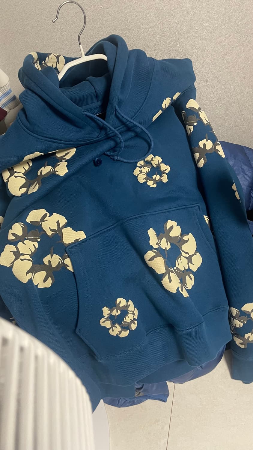 [급처] 데님티어스 cpfm 블루 후드 상품이미지1