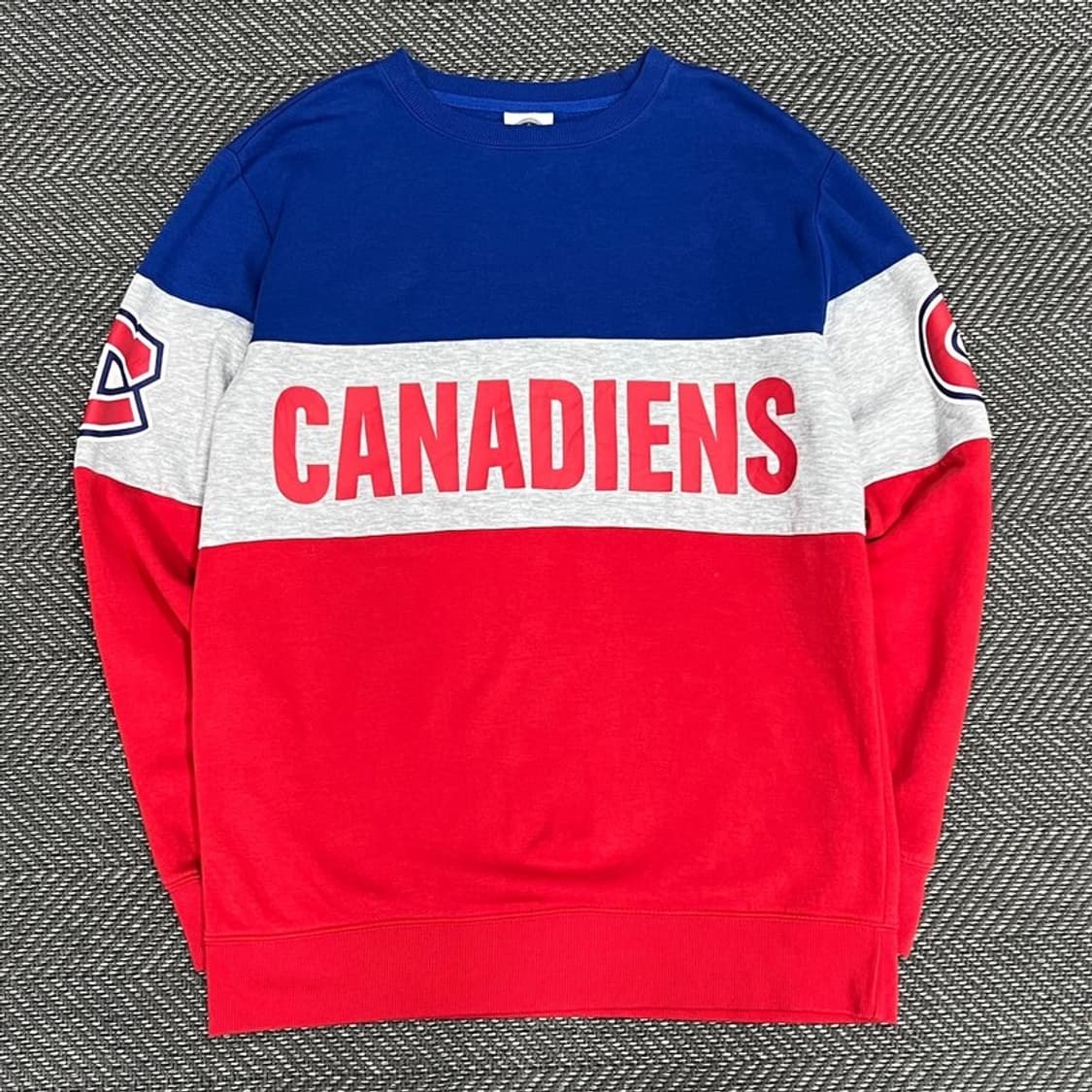 nhl 캐나디언즈 배색 맨투맨 v1153 상품이미지1