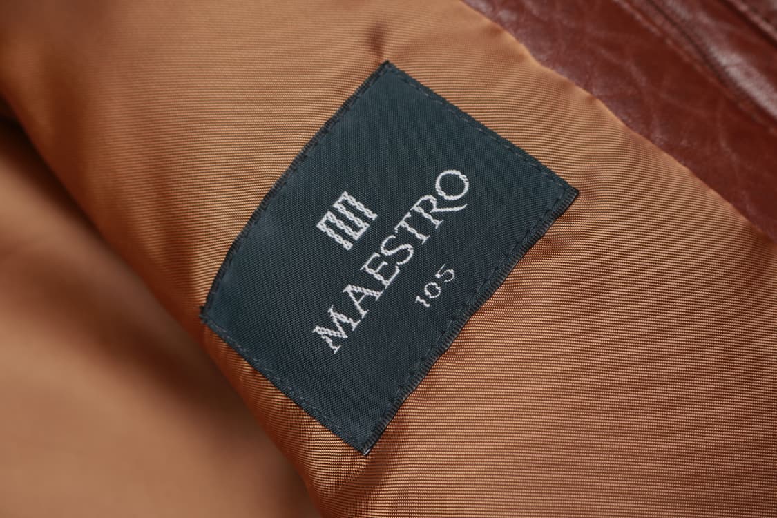 [XL] 마에스트로 빈티지 브라운 램스킨 자켓 상품이미지4