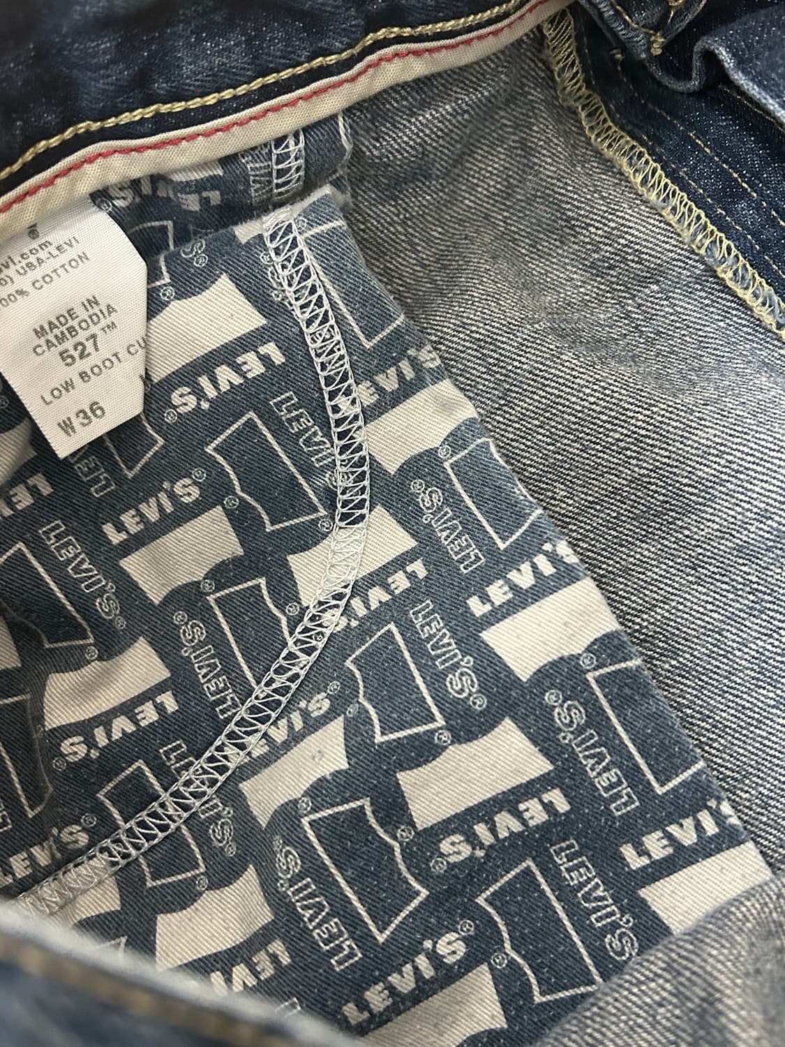 00s 리바이스 527 로우 부츠컷 데님팬츠 상품이미지9