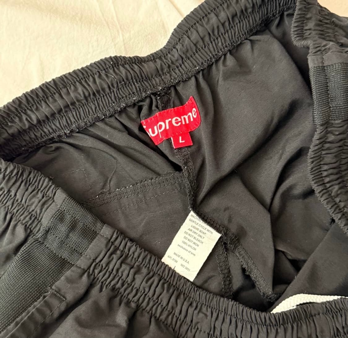 레어 90s 슈프림 사이드 라인 나일론 팬츠L 상품이미지4