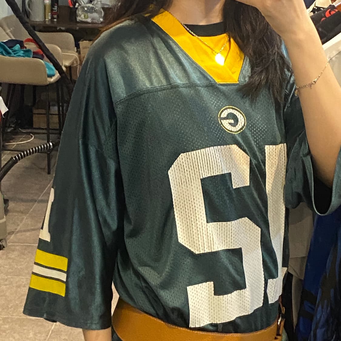 [NO.9] NFL 풋볼 져지 반팔티 그린 상품이미지4