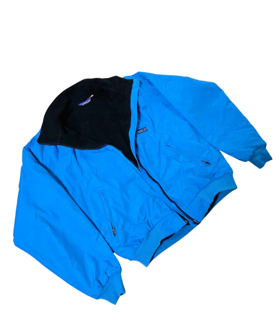 (L)파타고니아 Usa 80s 쉘드 신칠라 봄버 자켓 블루 하늘색  상품이미지2