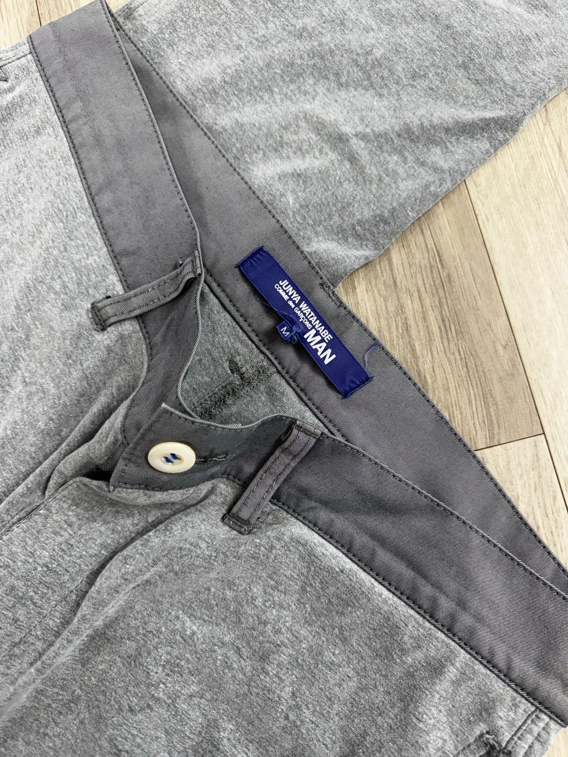 준야 와타나베 코튼 팬츠 그레이 상품이미지8