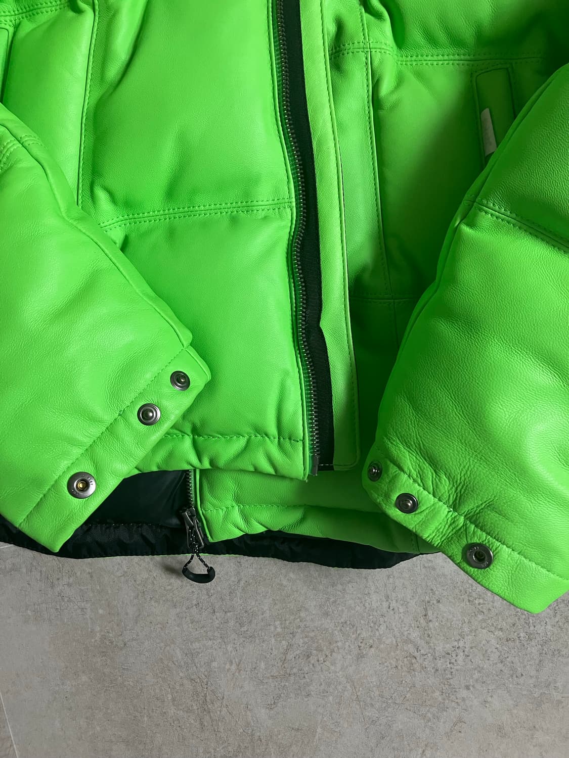 Fetch 패치 레더 폴리쉬 구스 챌린저 자켓 상품이미지8