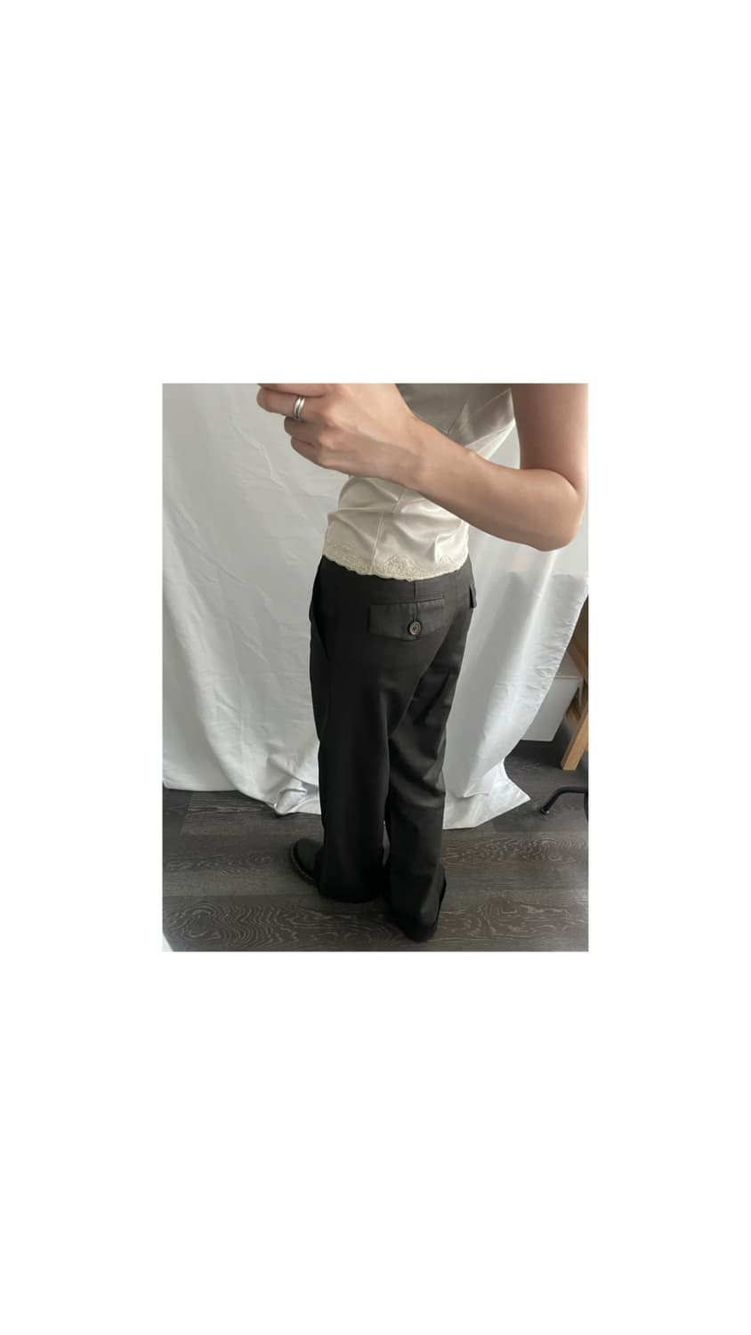 Vaucleville brown trouser 상품이미지1