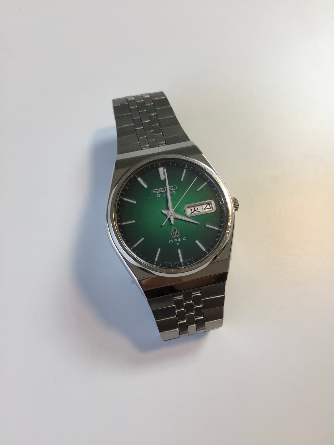 70s seiko type 2 green gradation dial 상품이미지8
