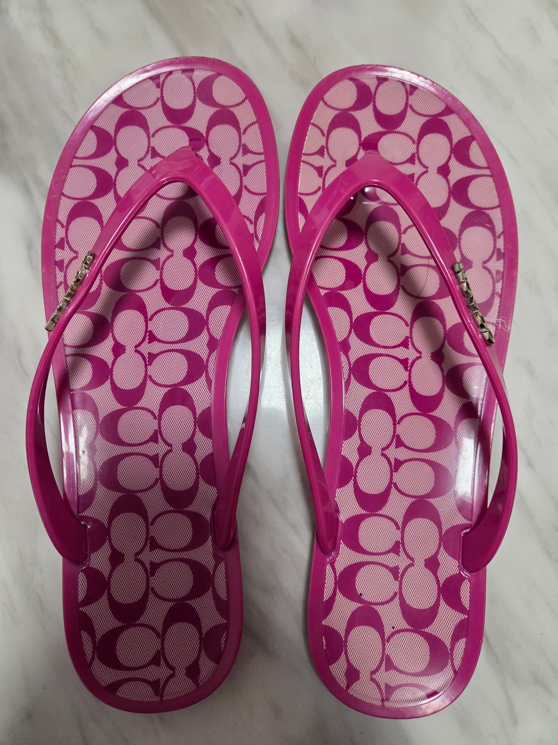 코치 시그니쳐 플립플랍 상품이미지4