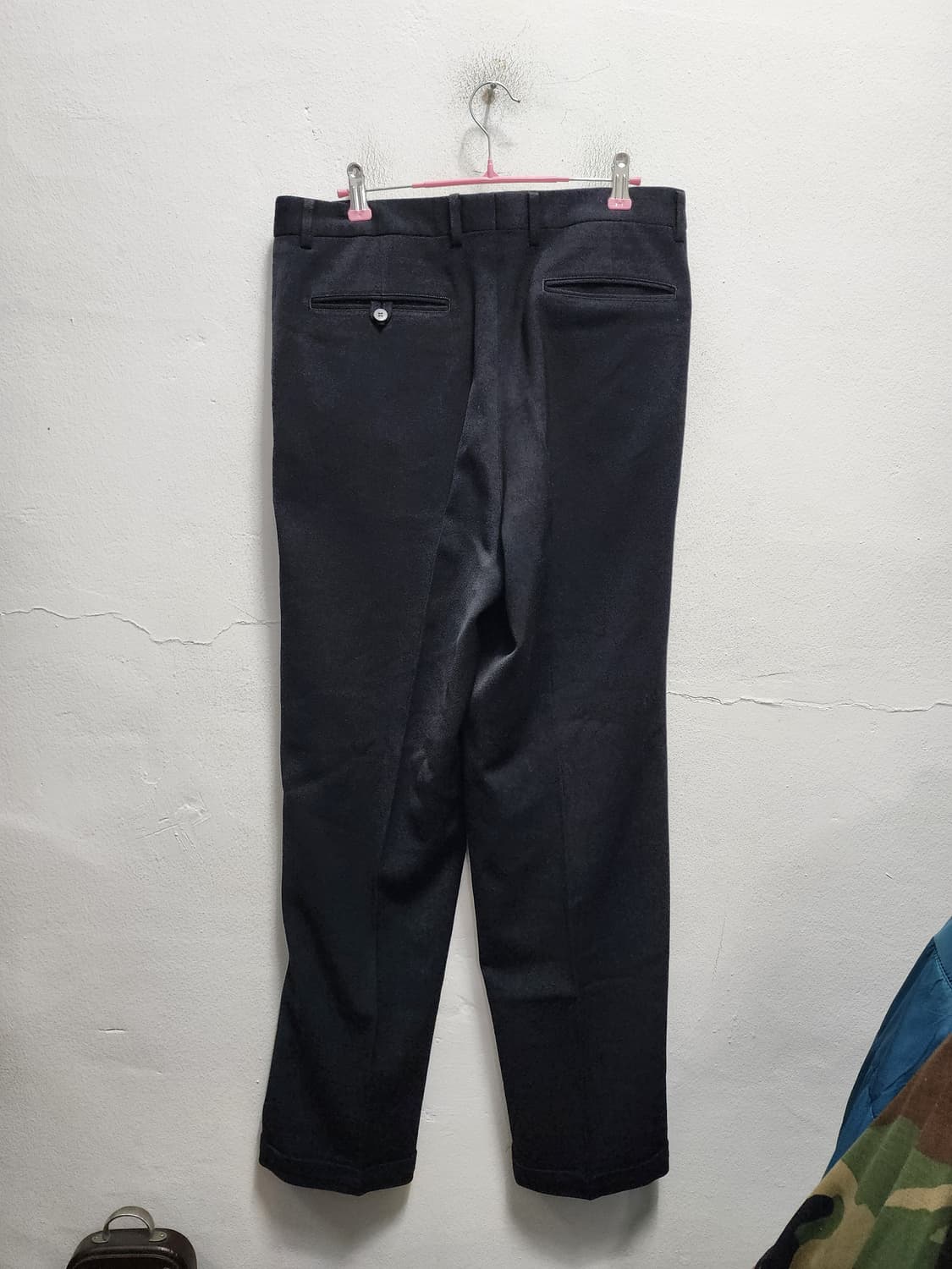 BLACK&WHITE 블랙엔화이트 일본판 투턱 WOOL 슬랙스 상품이미지2