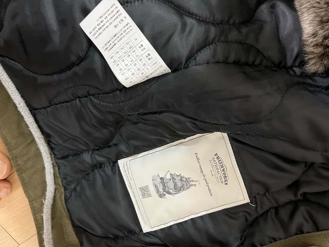 Frizmworks Edgar N-1 Deck Jacket Olive - 상품이미지7