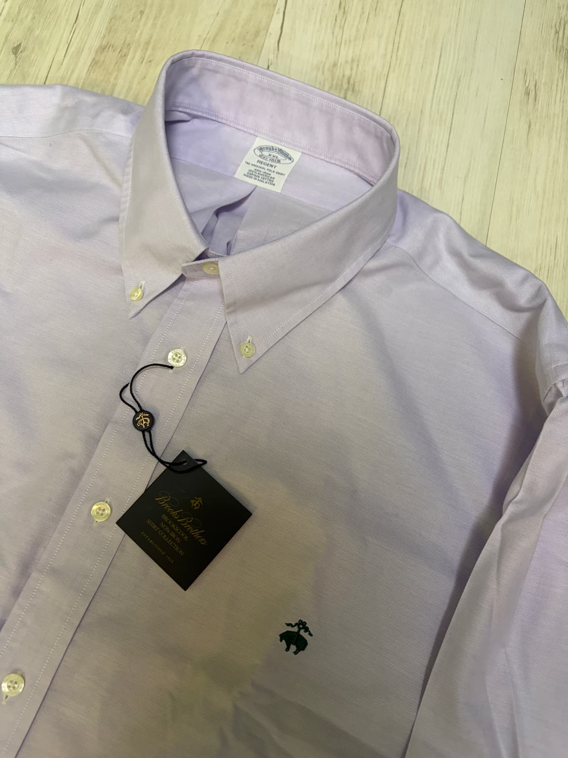 [XXL] 브룩스 브라더스 남성 셔츠 라벤더 새상품 상품이미지1