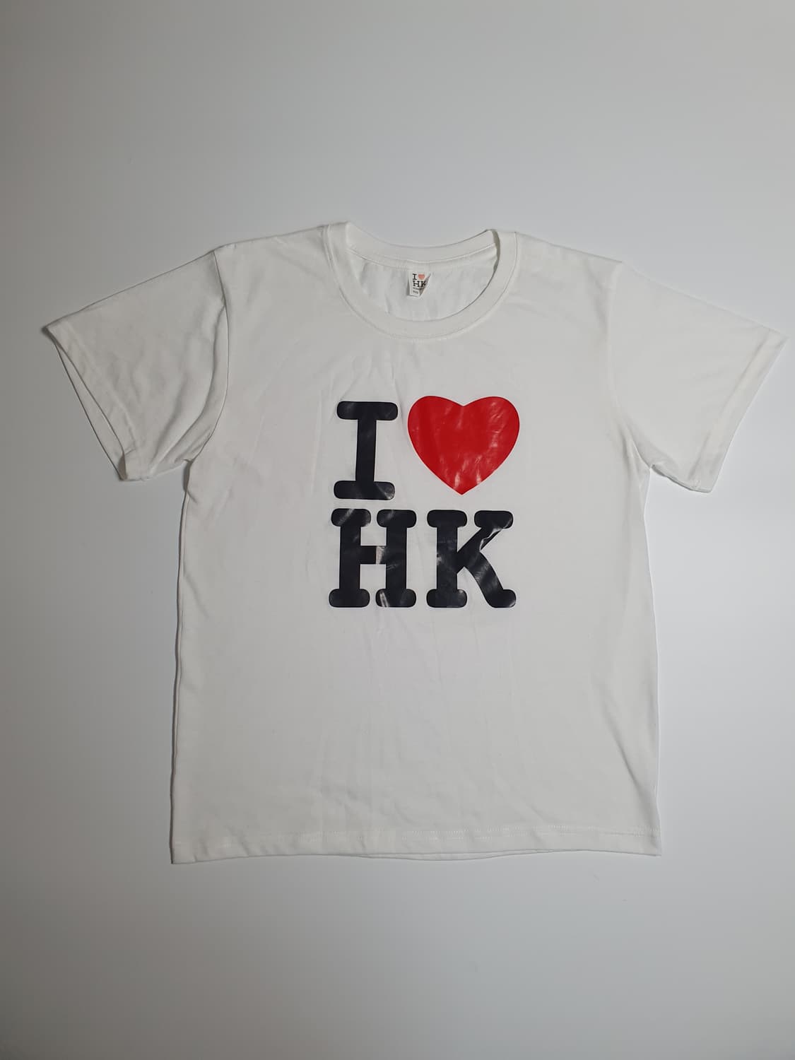 I love HK 흰색 티셔츠 S.  1100218 상품이미지1