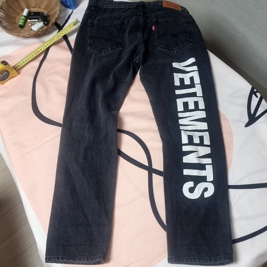 리바이스 베트멍 블랙 데님 청바지(32) 상품이미지2