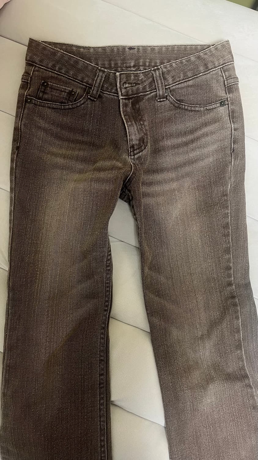 브라운 부츠컷 로우라이즈 상품이미지1