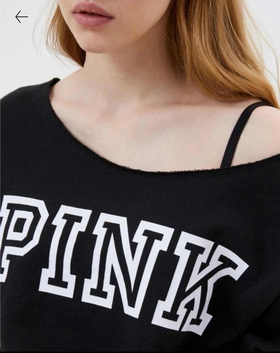 빅토리아 시크릿 핑크 검정 맨투맨 XS 상품이미지2