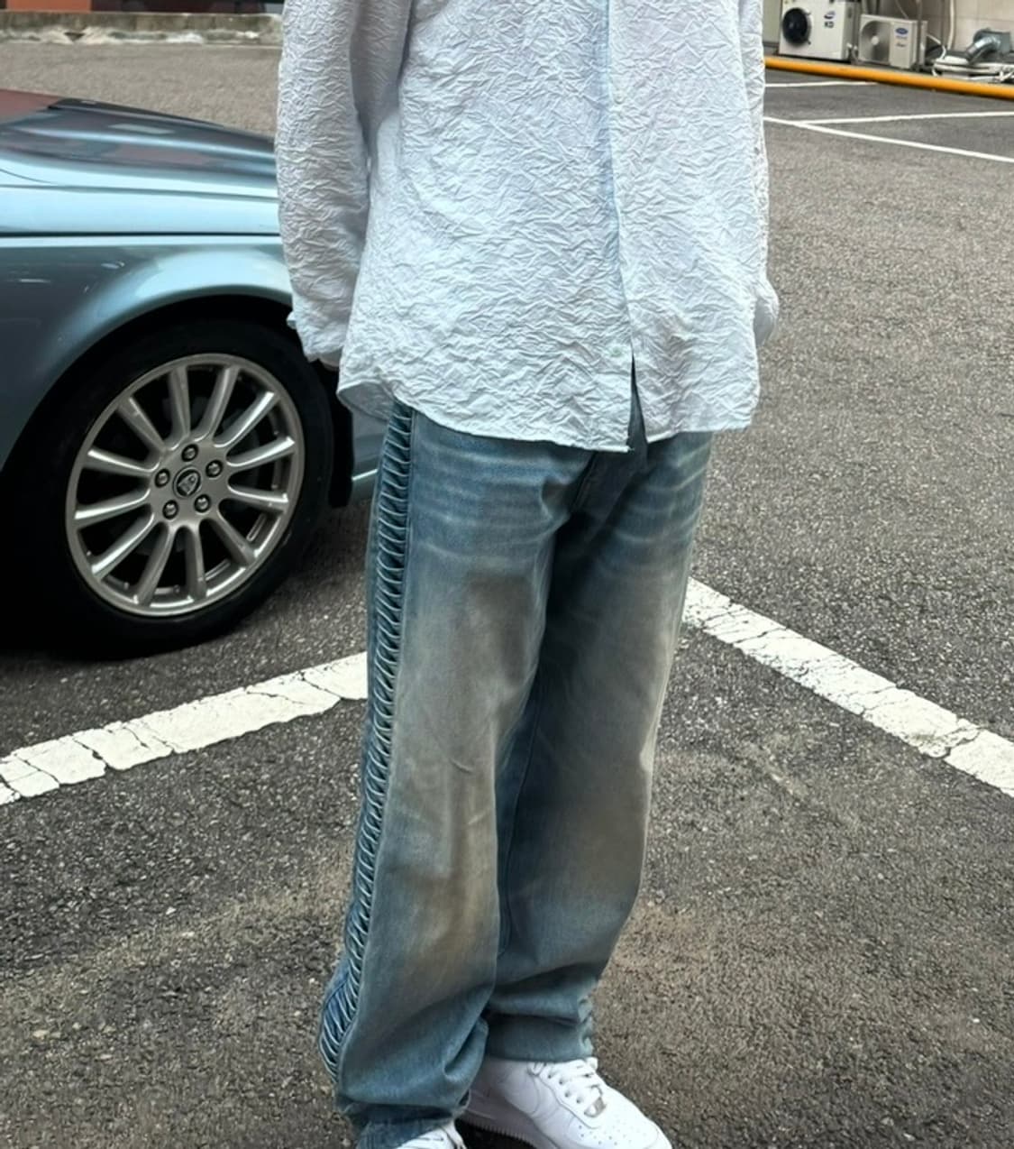 (M) 마틴로즈 절개 데님 팬츠  상품이미지6