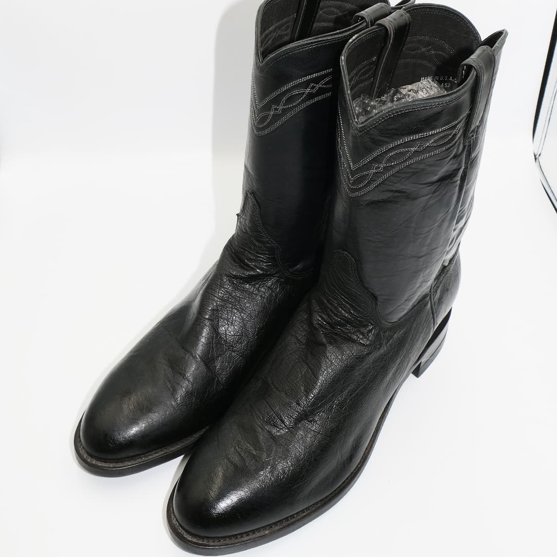 빈티지 저스틴 웨스턴 레더 부츠 10.5D(285)사이즈 BT28505 상품이미지5