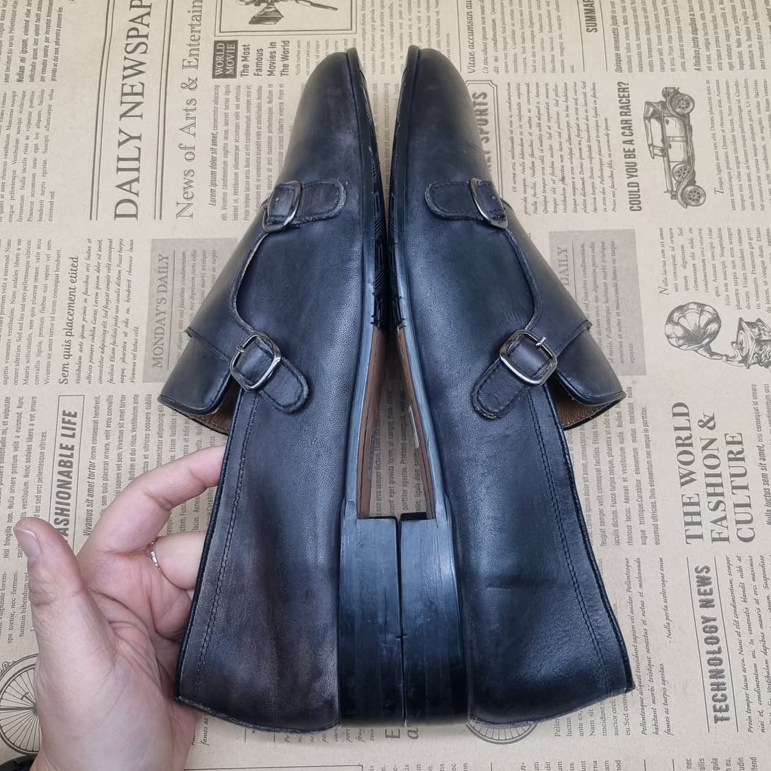 미소페 더블몽크스트랩 남성로퍼 260 상품이미지5