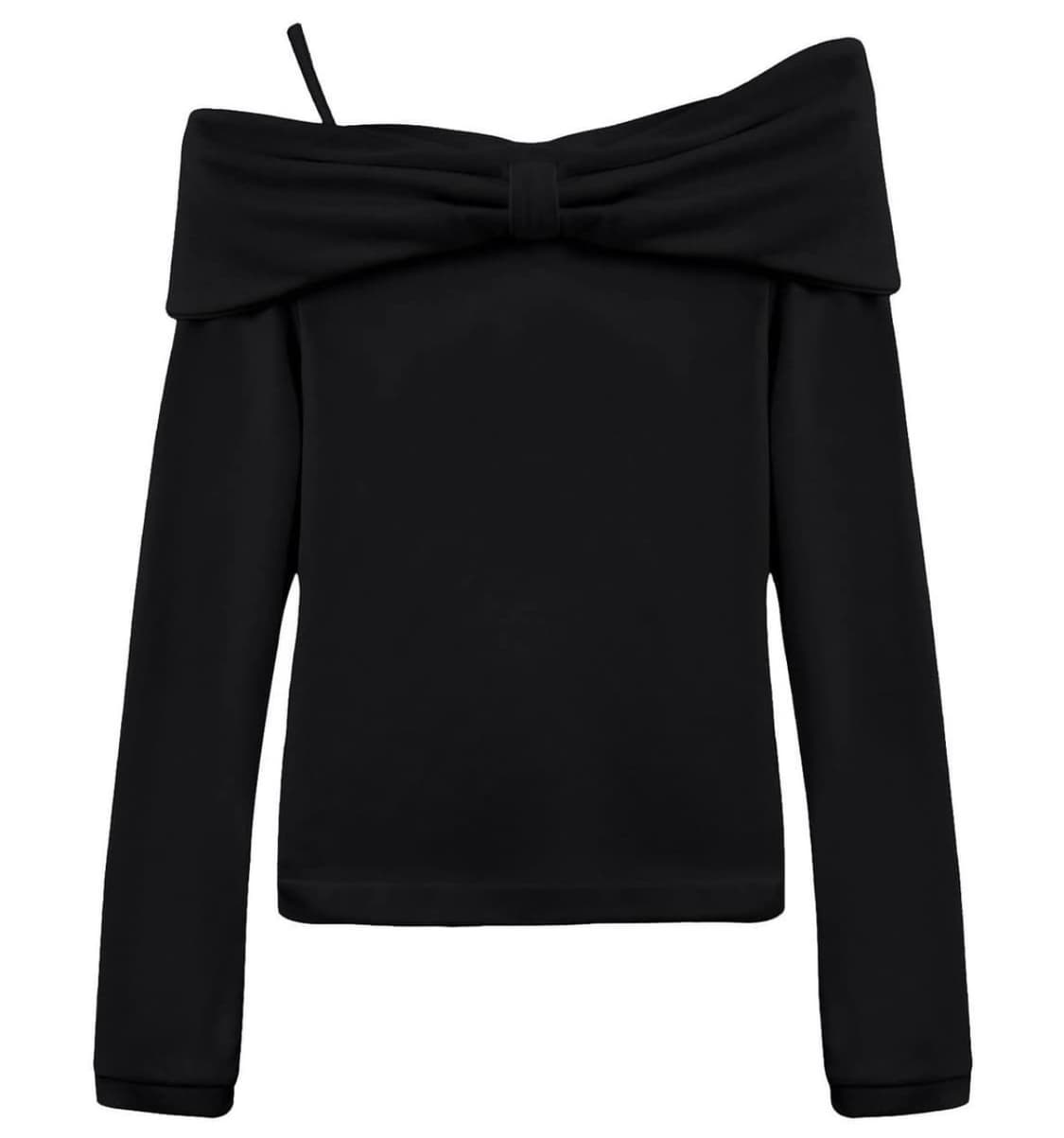 슈가블리스 리본 허그티 블랙 상품이미지1