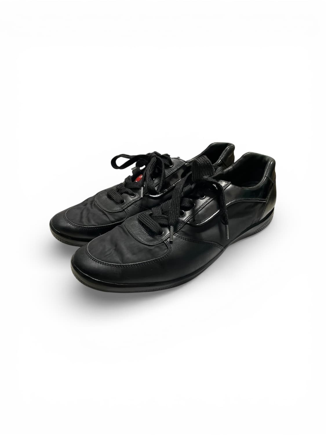 280) 프라다 스포츠 리네아 로사 레더 나일론 스니커즈 신발 상품이미지1