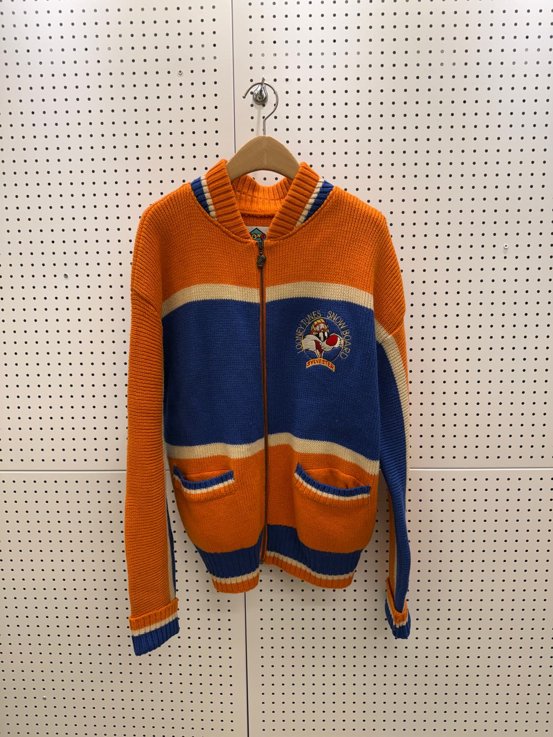 루니툰즈 캐릭터 니트 집업 가디건 U1124 상품이미지2