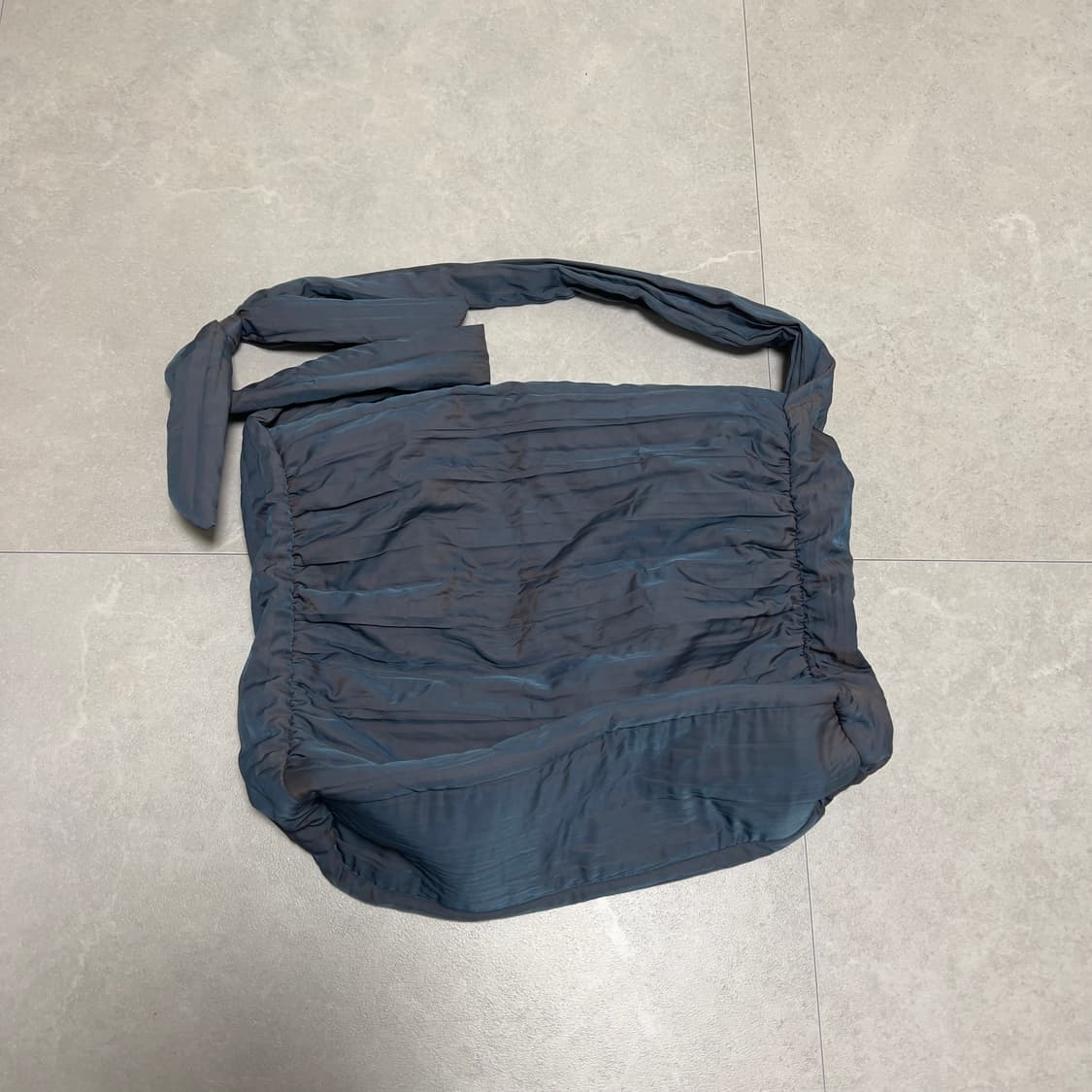 (택포가격) 리테일 투톤 크로스백 애쉬블루 상품이미지2