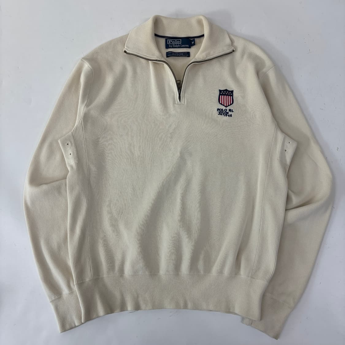 폴로 반집업 니트 상품이미지4