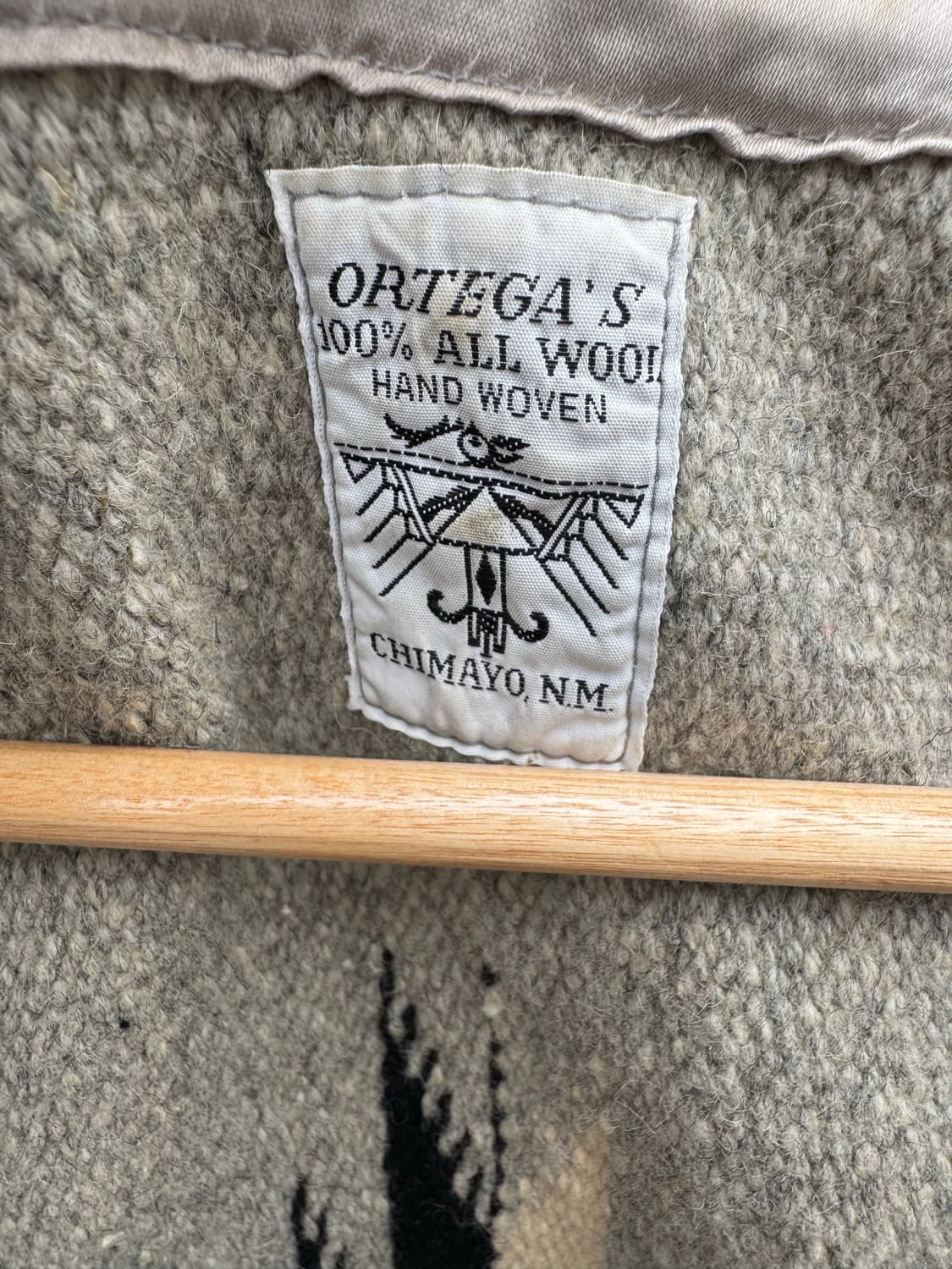 90s 오르테가 핸드 우븐 울 웨스턴 치마요 베스트 조끼 빅사이즈 상품이미지6