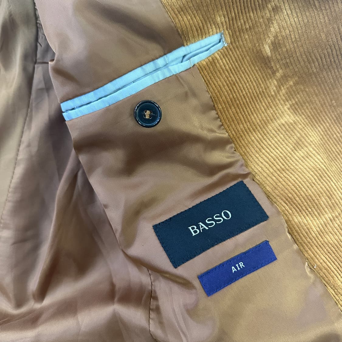 46 바쏘 코듀로이 브라운 자켓 0414D 상품이미지3