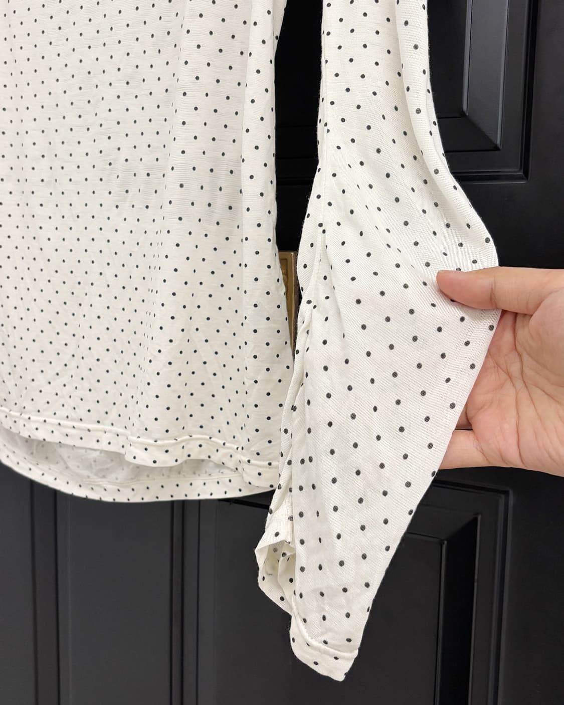 uniqlo polka dots layered heattech top 상품이미지5
