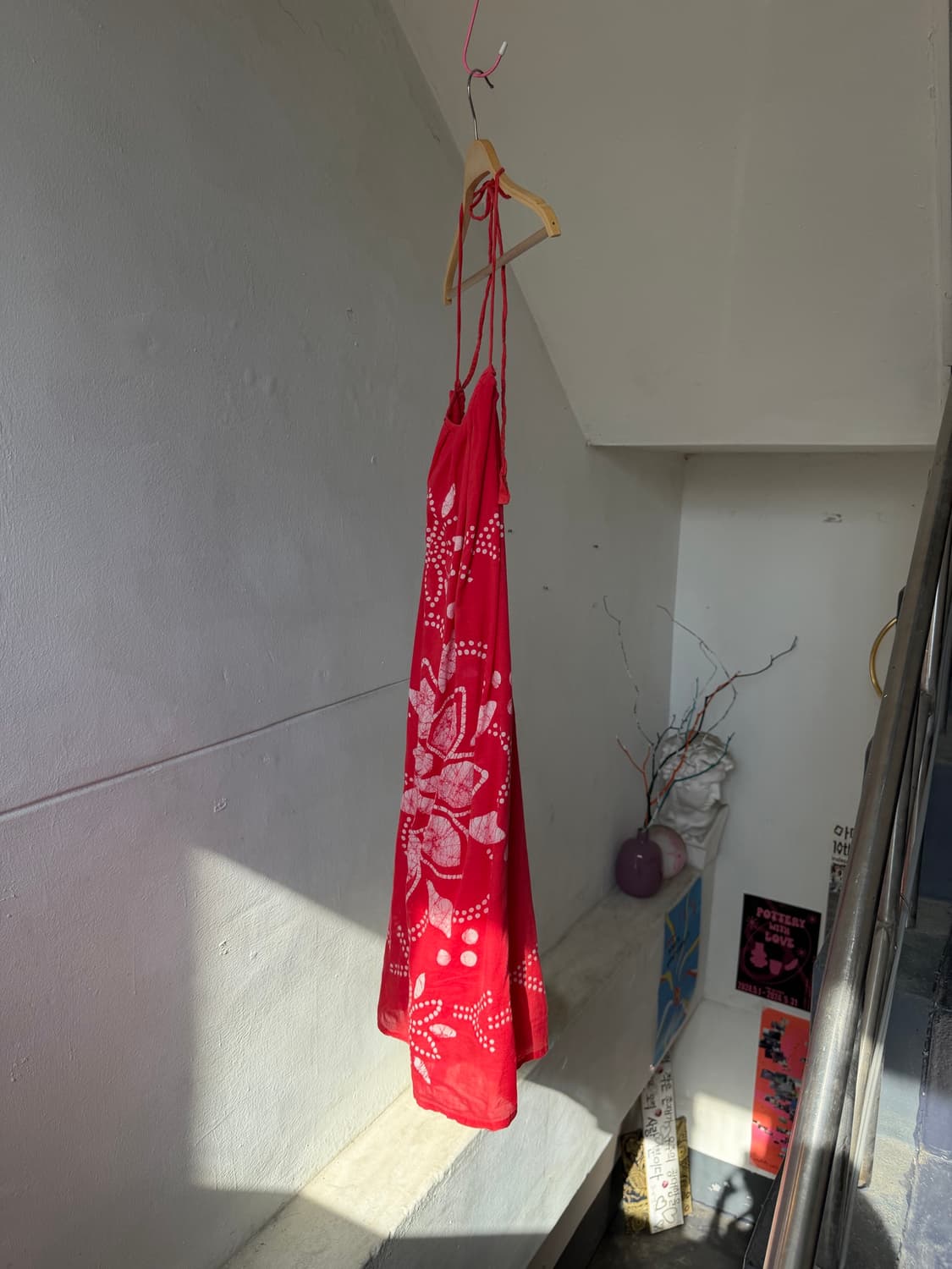 에스닉 홀터넥 롱 원피스 상품이미지5