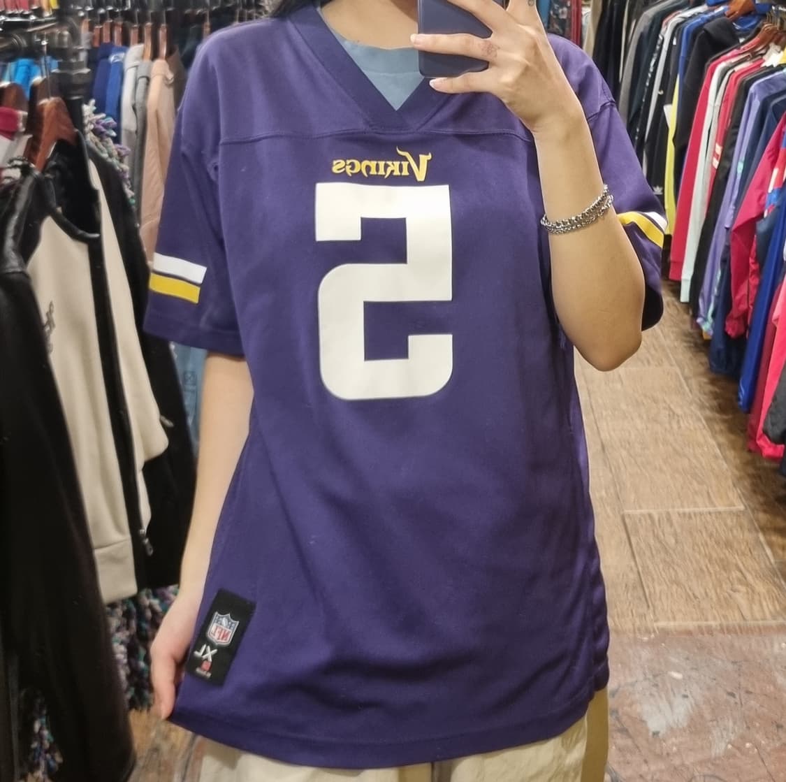 [Hi] NFL 풋볼 져지 반팔티 퍼플 상품이미지1